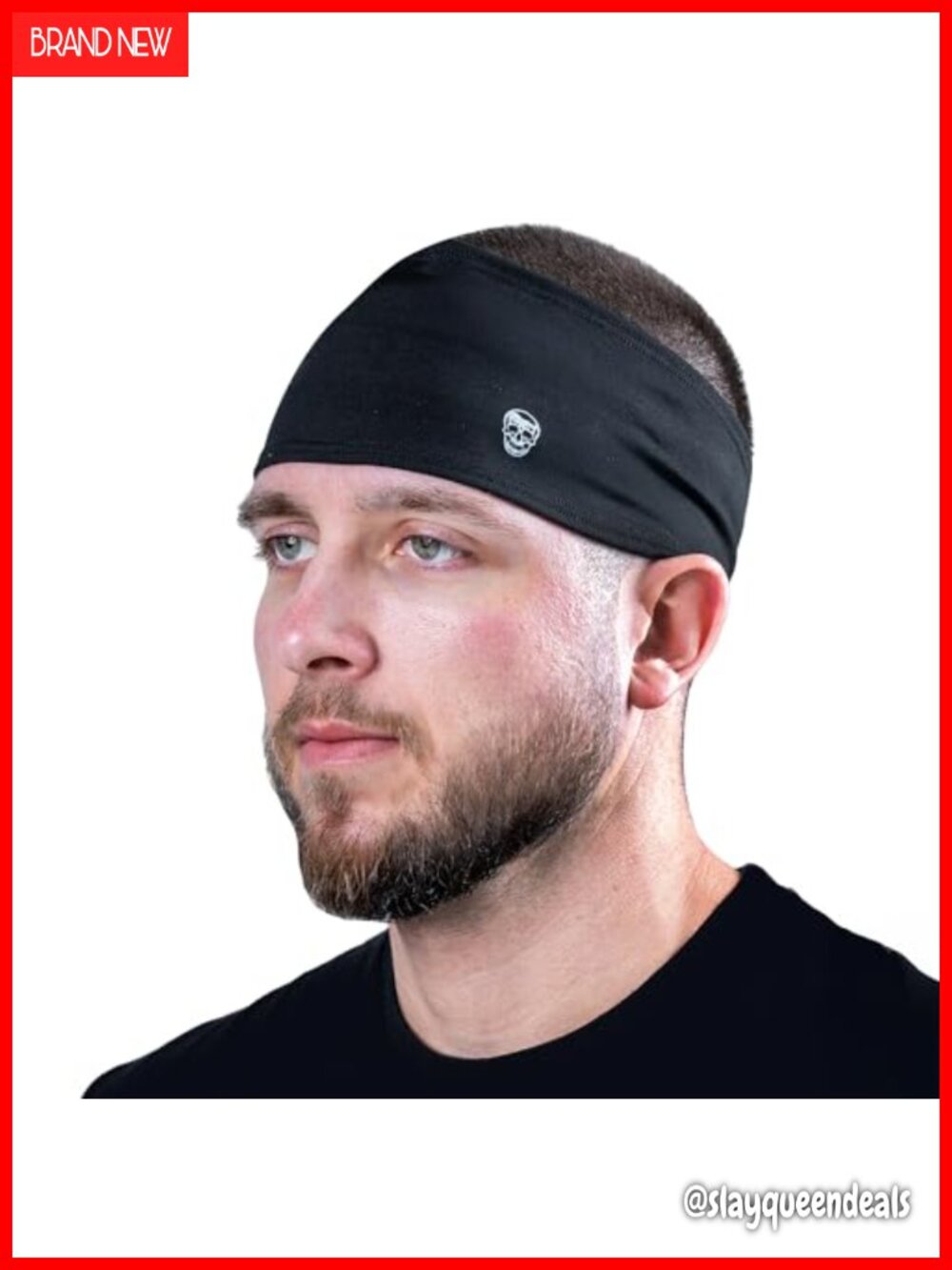 Workout Headband Sweat Absorbing Moisture Wicking Polyester Blend One Size